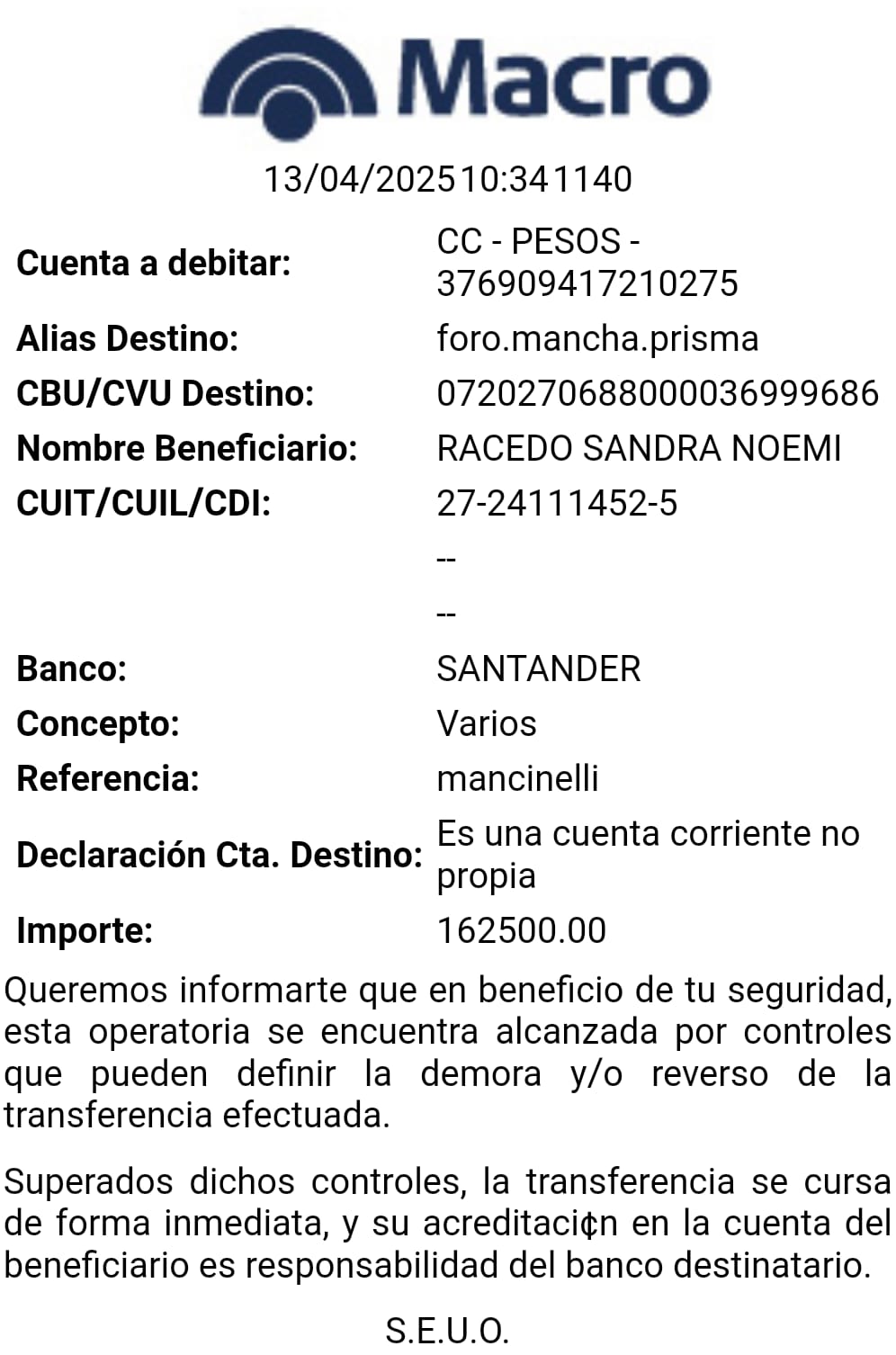 Adjuntar comprobante de pago